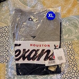 Houston Texans ladies tshirt.NFL brand. Xl in plastic.